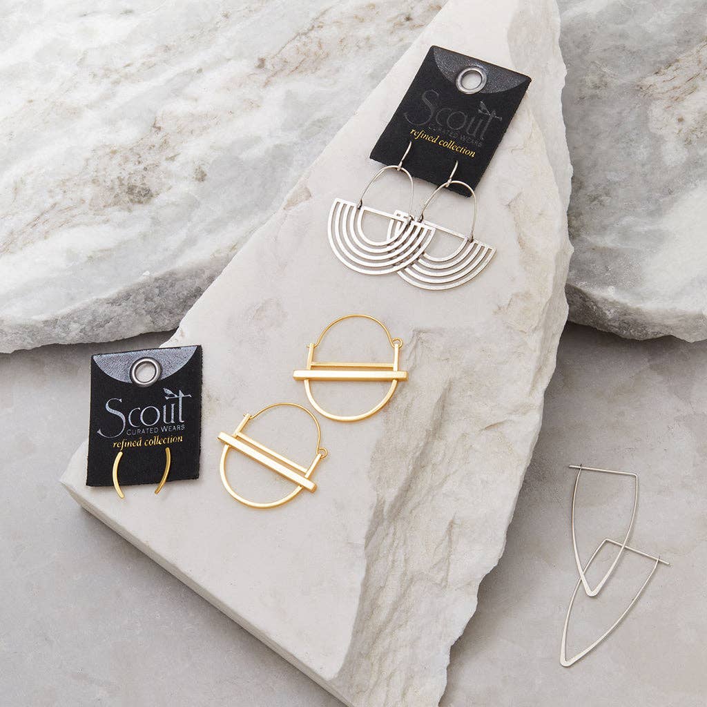 Refined Earring Collection - Solar Rays/Gold