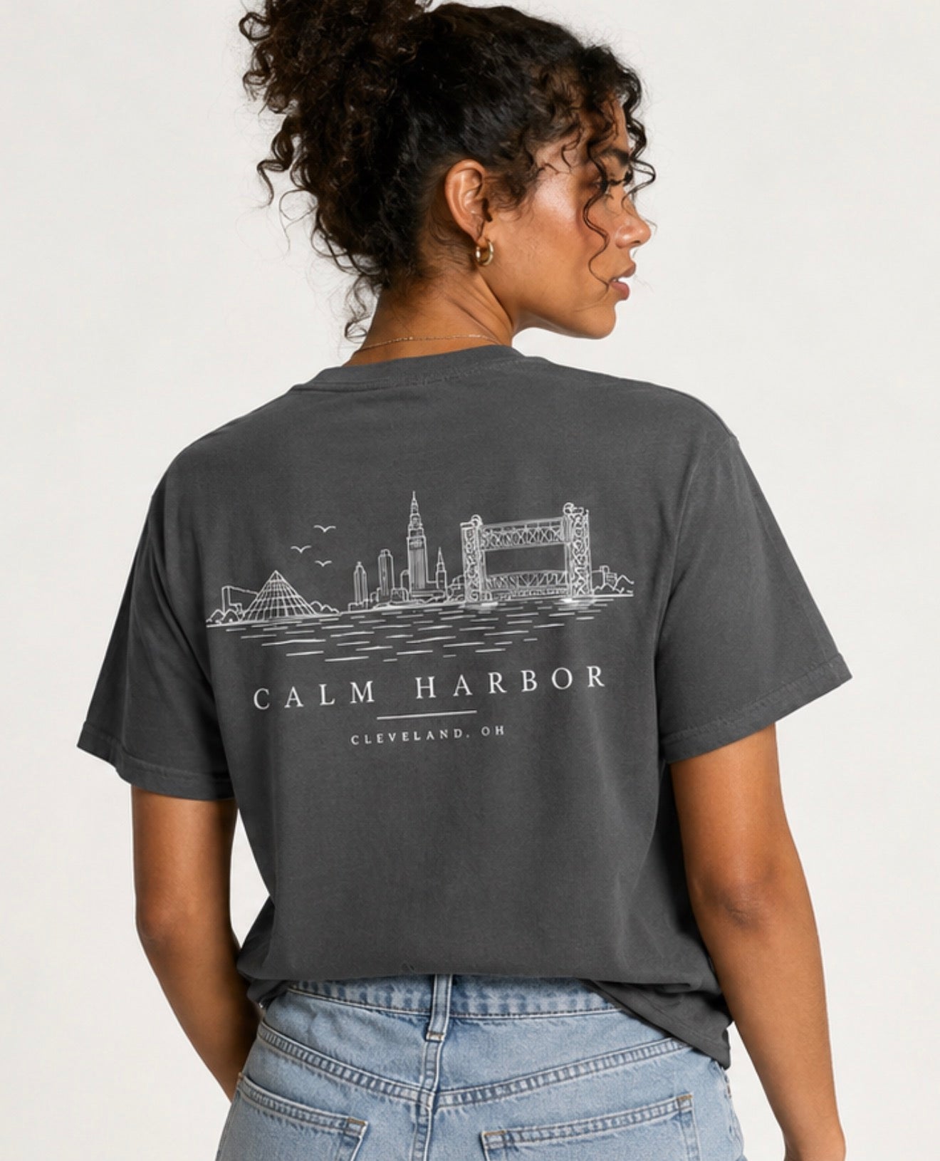 Calm Harbor Unisex CLEVELAND T-Shirt (Dark Colors)