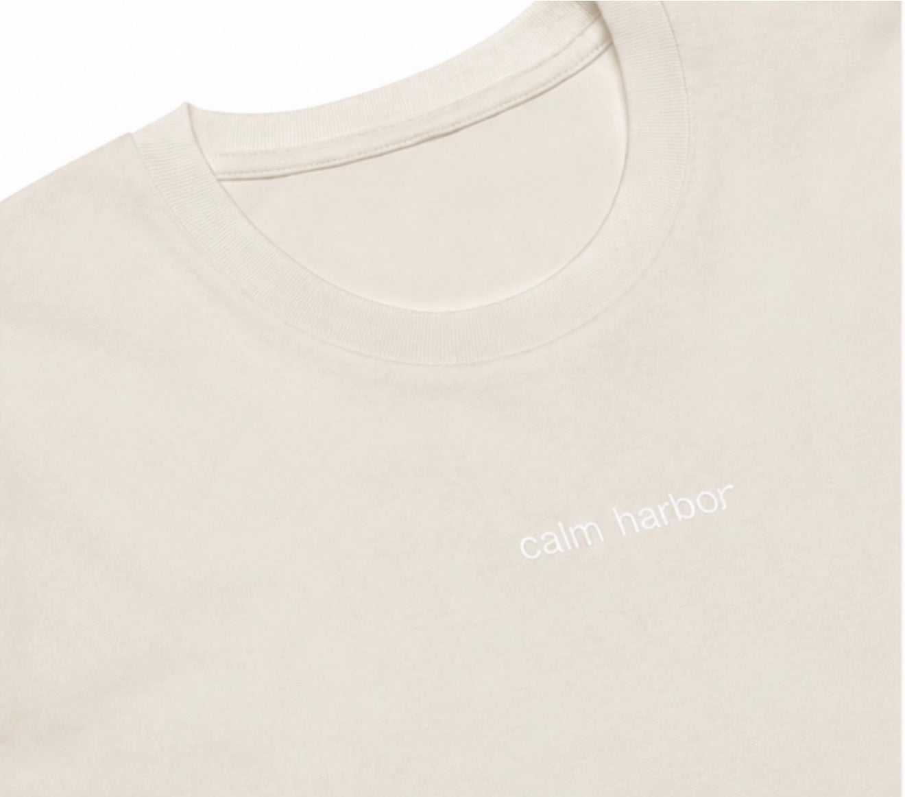 Calm Harbor Embroidered Unisex premium t-shirt